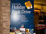 Holiday Book Drive Display for KNTR