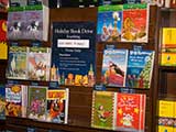 Holiday Book Drive Display for KNTR