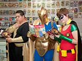 Superheroes read, too! © Bruce Matsunaga