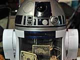 The KNTR Droid donation jar was provided by the R2D2 Builders. © Heather Fagan