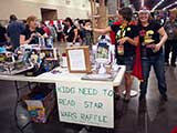 There was also a huge <em>Star Wars</em> raffle benefiting Kids Need to Read! © Robert Gary