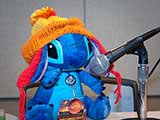 A Jayne hat clad Stitch takes over the show! © Bruce Matsunaga