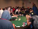 Phoenix Comicon held a very successful Texas Hold ‘Em Charity Poker Tournament to benefit KNTR, sponsored by BigChrisArt, Zenescope, & Big Dog Ink. © Bruce Matsunaga