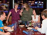 Having fun at the KNTR 2012 calendar launch party. © Bruce Matsunaga
