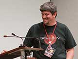 AZ Browncoat David Richins moderates the panel. © Bruce Matsunaga
