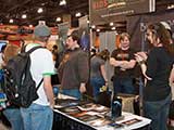 KNTR welcomed the crew of <em>Browncoats: Redemption</em> in the booth. © Bruce Matsunaga
