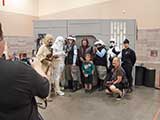 The <em>Star Wars</em> photo booth benefited KNTR. © Carl Wagner