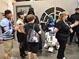 Debb expresses birthday congratulations from KNTR. Photo courtesy <em>Star Wars</em> Neighborhood