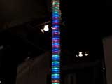 Geek lights on KNTR banner stand welcomes visitors. © Robert Gary