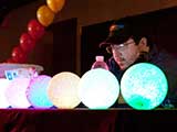DJ Michael Dougherty gets the party rockin'! © Bruce Matsunaga