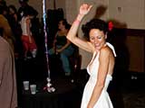 Marisa Grieco Haarsma enjoys the music. © Bruce Matsunaga