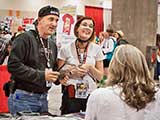 Lee and Jen Palmer of the 501st Legion gush appropriately! © Bruce Matsunaga