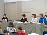 Panelists Tom Leveen, Denise Gary, Susan Stoltz, and Sgt. Darren Burch © Robert Gary