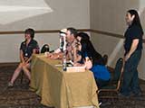 Host Denise Gary; Judges: Wynter Holden, Jeremy Owen, Jonathan Simon, & Lori Cothrun; Photographer Bruce Matsunaga © Robert Gary